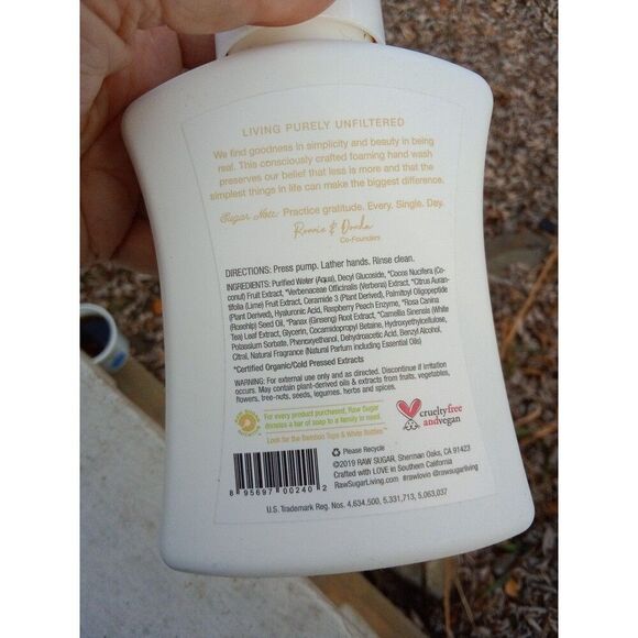 foaming hand wash rawsugar coconut + verbena + lime - Picture 3 of 4